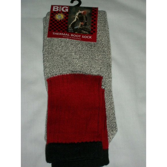 Big Jacks Thermal Boot Socks 10-13 Hiking Camping Hunting Outdoors Winter Snow - Picture 10 of 11